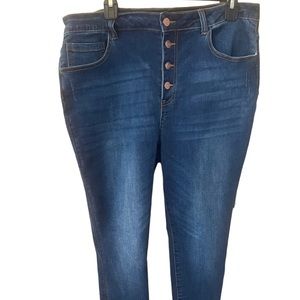 NWOT Button Down Stretch Jeans NWOT